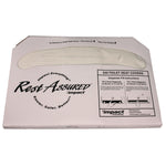 Rest Assured Seat Covers, 14.25 X 16.85, White, 250/pack, 20 Packs/carton