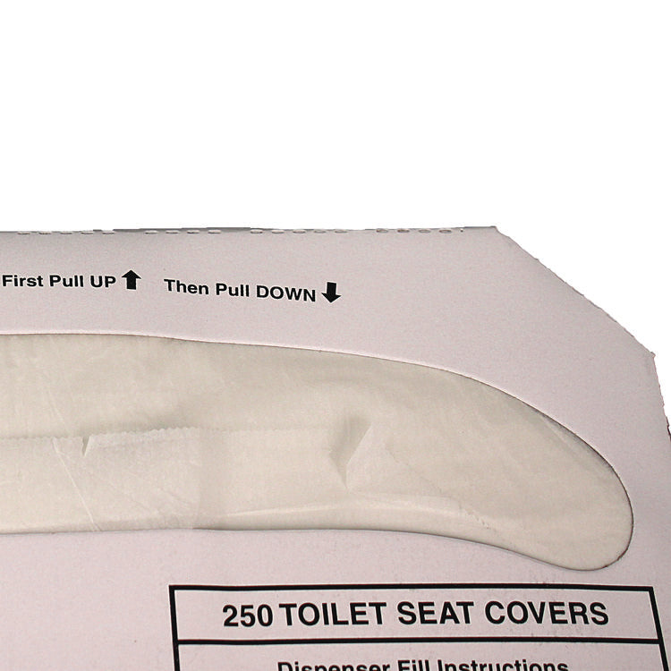 Rest Assured Seat Covers, 14.25 X 16.85, White, 250/pack, 20 Packs/carton