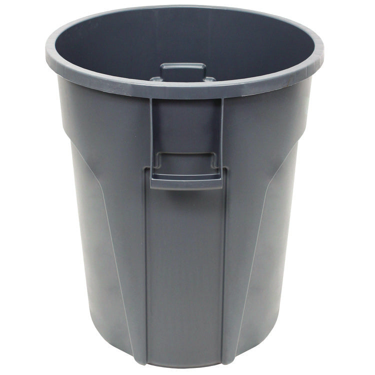 Value-Plus Containers, 20 gal, Low-Density Polyethylene, Gray