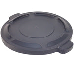 Value-Plus Gator Container Lids, For 20 Gal, Flat-Top, 20.4" Diameter, Gray