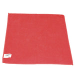 Lightweight Microfiber Cloths, 16 X 16, Red, 240/carton