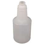 Plastic Bottles With Graduations, 24 Oz, Clear, 24/carton