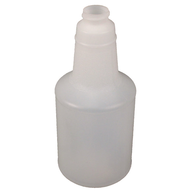 Plastic Bottles With Graduations, 24 Oz, Clear, 24/carton