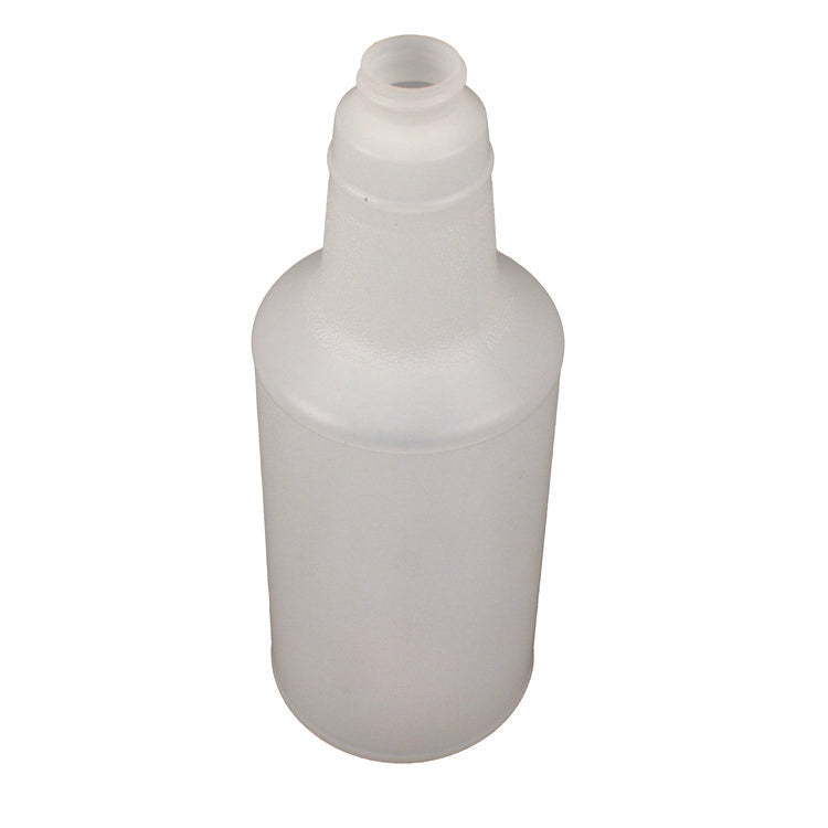 Plastic Bottles With Graduations, 32 Oz, Clear, 12/carton