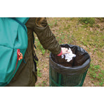 High-Density Waste Can Liners, 16 gal, 8 mic, 24" x 33", Black, 50 Bags/Roll, 20 Rolls/Carton