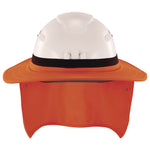 Chill-Its 6661 Universal Hard Hat Brim with Neck Shade, Orange