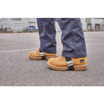 6317 Orange Ice Cleats Mid-Sole Heeled Boot, One Size Fits Most, Orange, Pair