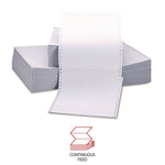 Printout Paper, 2-Part, 15 lb Bond Weight, 9.5 x 11, White, 1,650/Carton