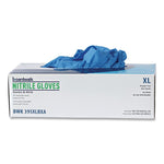 395 Series Disposable General-Purpose Nitrile Gloves, Powder-Free, X-Large, 5 mil Thick, 9.5" Long, Blue, 100/BX, 10 BX/CT