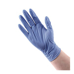 380 Series Disposable General-Purpose Nitrile Gloves, Powder-Free, Small, 4 mil Thick, 18" Long, Blue, 100/Box