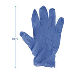 380 Series Disposable General-Purpose Nitrile Gloves, Powder-Free, Small, 4 mil Thick, 9.5" Long, Blue, 100/Box, 10 Boxes/CT