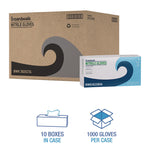 Disposable Examination Nitrile Gloves, Powder-Free, Small, 5 mil Thick, 9.5" Long, Blue, 100/Box, 10 Boxes/Carton
