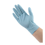 Disposable Examination Nitrile Gloves, Powder-Free, X-Large, 5 mil Thick, 9.5" Long, Blue, 100/Box