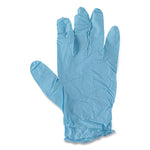 Disposable Examination Nitrile Gloves, Powder-Free, X-Large, 5 mil Thick, 9.5" Long, Blue, 100/Box, 10 Boxes/Carton