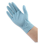 Disposable Examination Nitrile Gloves, Powder-Free, X-Large, 5 mil Thick, 9.5" Long, Blue, 100/Box, 10 Boxes/Carton