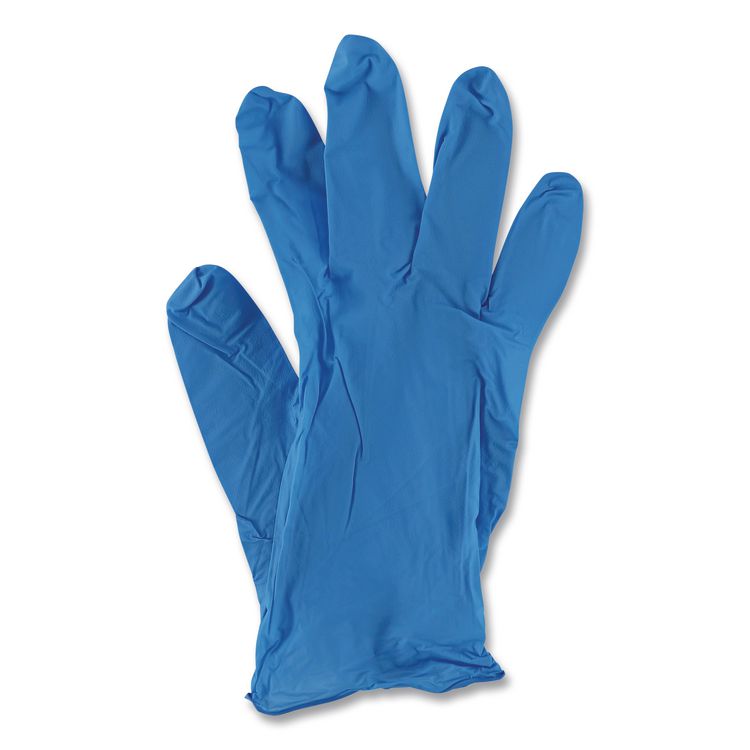 395 Series Disposable General-Purpose Nitrile Gloves, Powder-Free, X-Large, 5 mil Thick, 9.5" Long, Blue, 100/BX, 10 BX/CT
