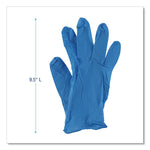 395 Series Disposable General-Purpose Nitrile Gloves, Powder-Free, X-Large, 5 mil Thick, 9.5" Long, Blue, 100/BX, 10 BX/CT