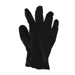 396 Series Disposable General-Purpose Nitrile Gloves, Powder-Free, Large, 4.4 mil Thick, 9.5" Long, Black, 100/Box