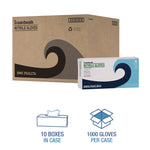 396 Series Disposable General-Purpose Nitrile Gloves, Powder-Free, X-Large, 4.4 mil Thick, 9.5" Long, Black, 100/BX, 10 BX/CT