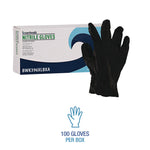 396 Series Disposable General-Purpose Nitrile Gloves, Powder-Free, X-Large, 4.4 mil Thick, 9.5" Long, Black, 100/BX, 10 BX/CT