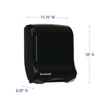 Ultrafold Multifold/c-Fold Towel Dispenser, 11.75 X 6.25 X 18, Black Pearl