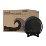 Single Jumbo Toilet Tissue Dispenser, 11 x 6.25 x 12.25, Black