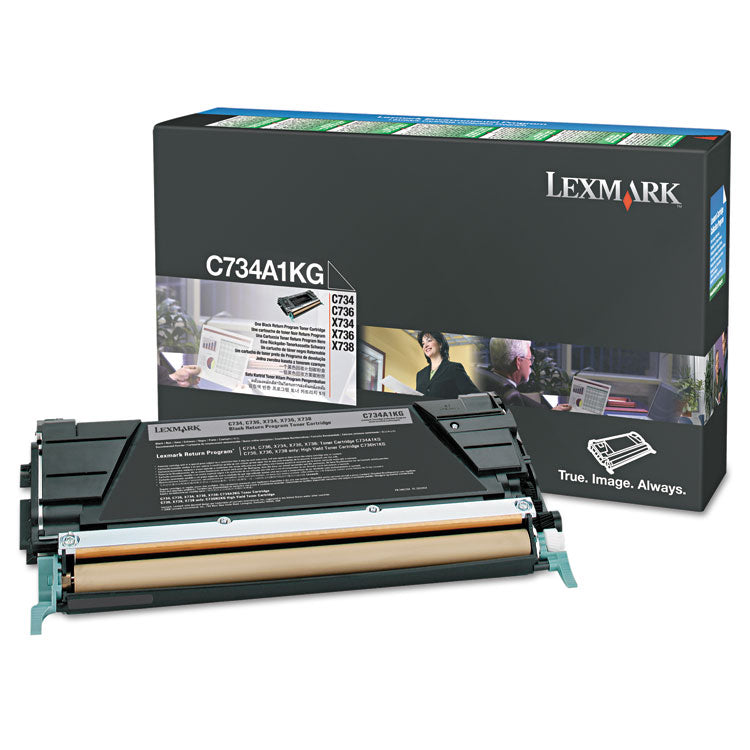 X746h1kg Return Program High-Yield Toner, 12,000 Page-Yield, Black