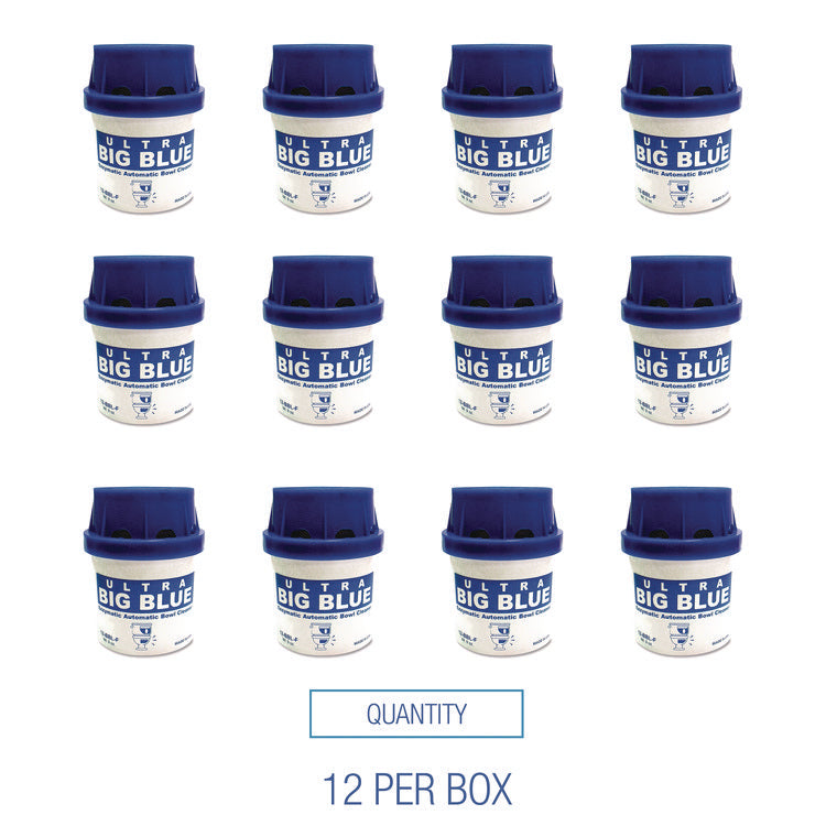 In-Tank Blue Automatic Toilet Bowl Cleaner, Unscented, 9 oz, 12/Box