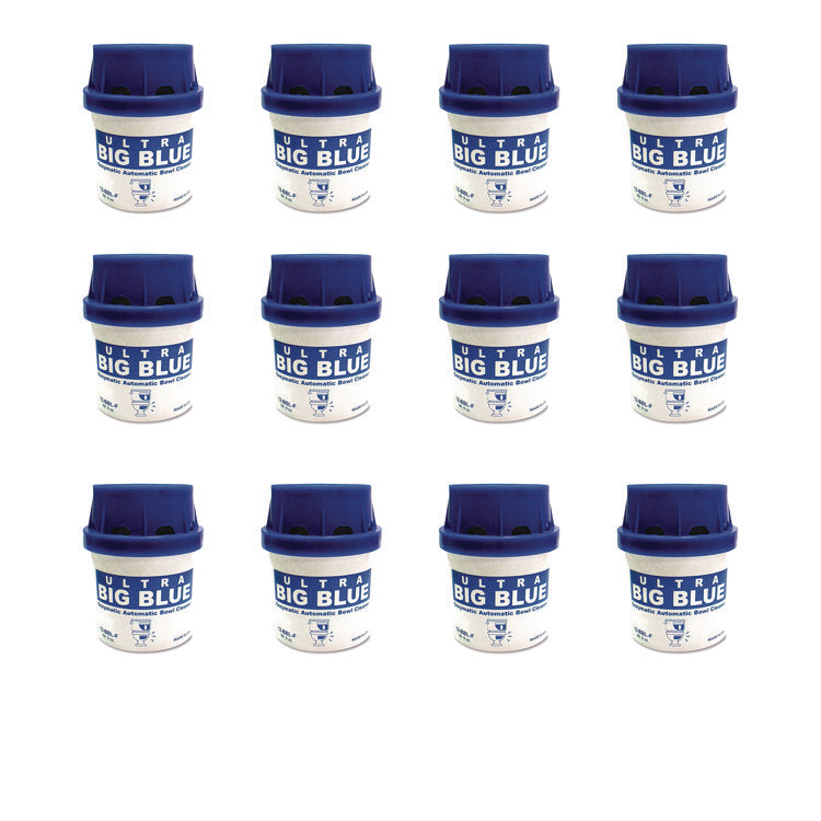 In-Tank Blue Automatic Toilet Bowl Cleaner, Unscented, 9 oz, 12/Box