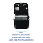 Hands Free Mechanical Towel Dispenser, 13.25 X 10.25 X 16.25, Black