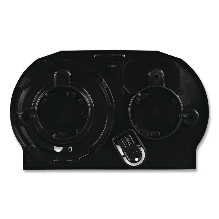 Standard Twin Toilet Tissue Dispenser, 13 x 6.75 x 8.75, Black