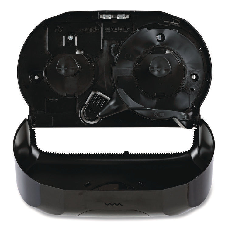 Standard Twin Toilet Tissue Dispenser, 13 x 6.75 x 8.75, Black
