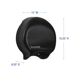 Single Jumbo Toilet Tissue Dispenser, 11 x 6.25 x 12.25, Black