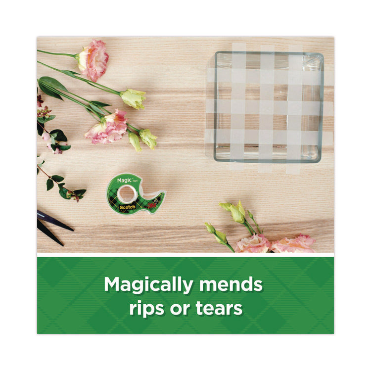 Magic Tape Refill, 1" Core, 0.75" x 36 yds, Clear, 12/Pack