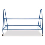 Heavy-Duty Deluxe Ball Cart, Metal, 132 lb Capacity, 17.5 x 59 x 35.75, Blue