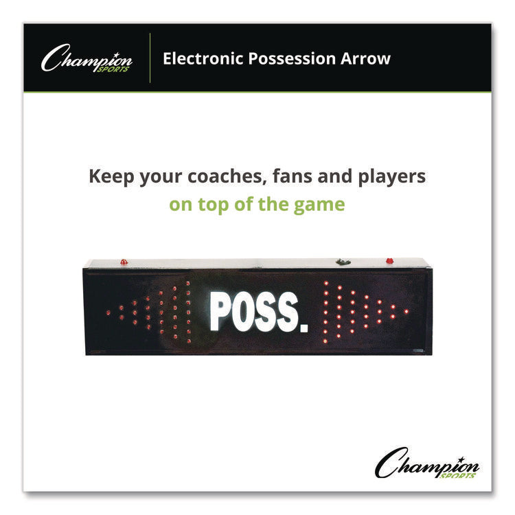 Electronic Possession Arrow, 21" x 3" x 6", Black Face, Red Graphics