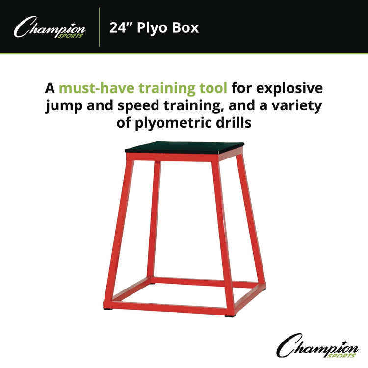 Plyo Box, 24" h, 21 x 21 Base