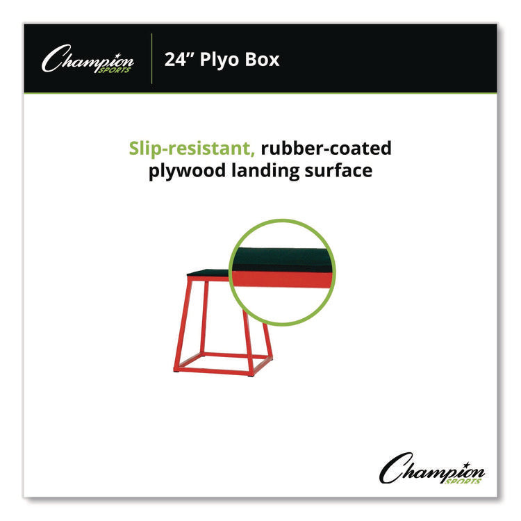 Plyo Box, 24" h, 21 x 21 Base