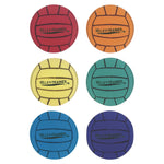 Ultra Foam Volleyball Set, 8" Diameter, Assorted Colors, 6/Set