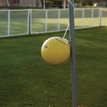 Deluxe Tetherball Tournament Set, Ball/24" Telescopic Poles/102" Cord/Carry Case/Pump/Needle