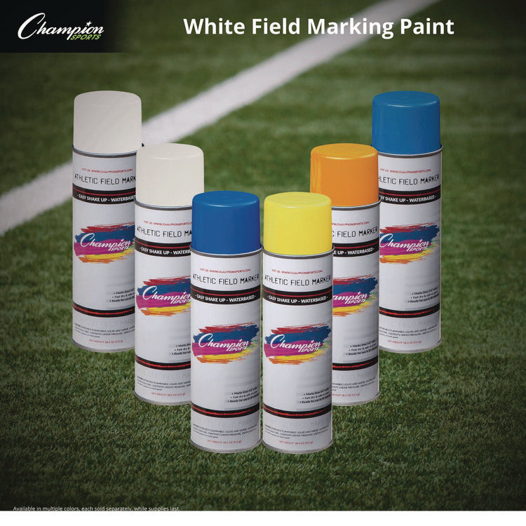 Field Marking Paint, 18 oz Aerosol Spray, White