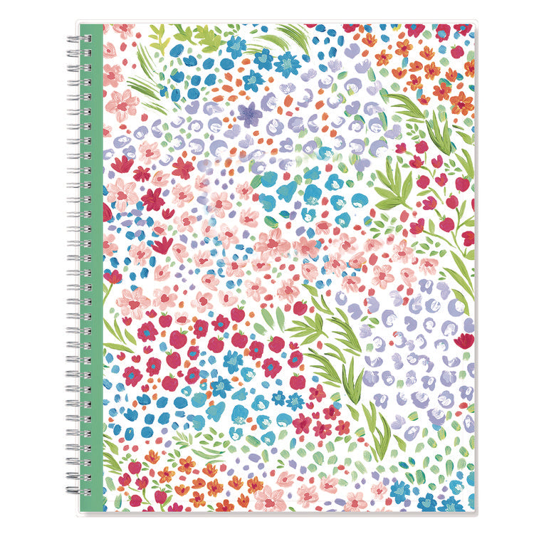 Ditsy Dapple Light CYO Cover Weekly/Monthly Lesson Planner, 2025-2026, Nine Classes, Multicolor Cover, (70) 11 x 8.5 Pages