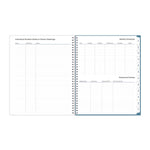 Ditsy Dapple Light CYO Cover Weekly/Monthly Lesson Planner, 2025-2026, Nine Classes, Multicolor Cover, (70) 11 x 8.5 Pages