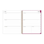 Mahalo Academic Year Create-Your-Own Cover Weekly/Monthly Planner, Floral Artwork, 11 x 8.5, 12-Month (July-June): 2025-2026