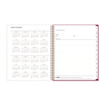 Mahalo Academic Year Create-Your-Own Cover Weekly/Monthly Planner, Floral Artwork, 11 x 8.5, 12-Month (July-June): 2025-2026