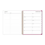 Mahalo Academic Year Create-Your-Own Cover Weekly/Monthly Planner, Floral Artwork, 11 x 8.5, 12-Month (July-June): 2025-2026