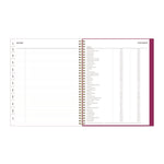 Mahalo Academic Year Create-Your-Own Cover Weekly/Monthly Planner, Floral Artwork, 11 x 8.5, 12-Month (July-June): 2025-2026