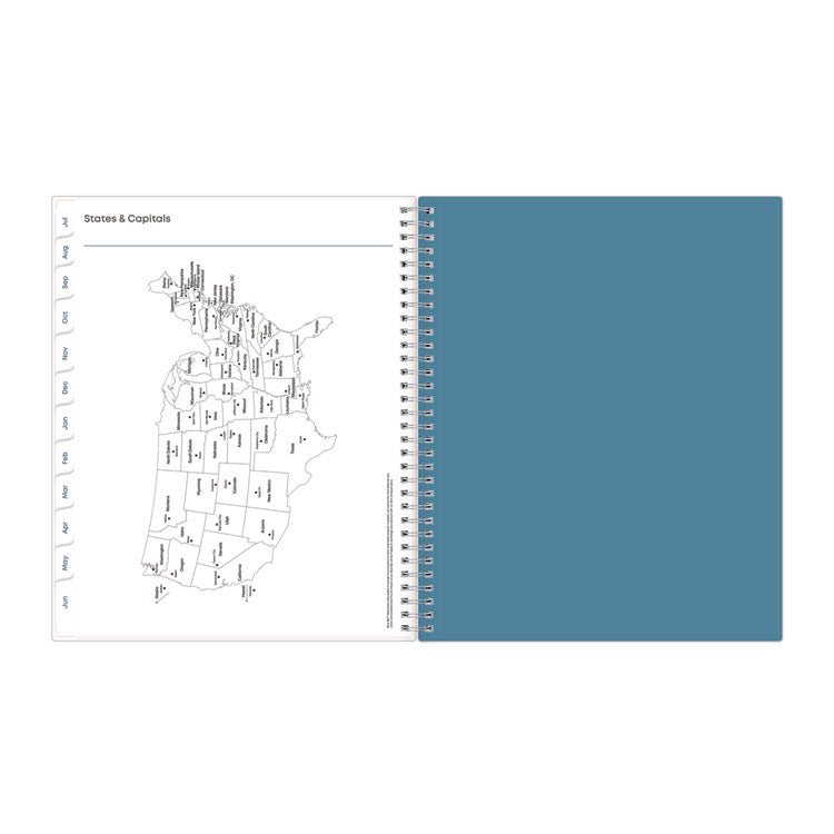 Teacher Dots CYO Cover Weekly/Monthly Lesson Planner, 2025 to 2026, Nine Classes, Multicolor Cover, (70) 11 x 8.5 Pages
