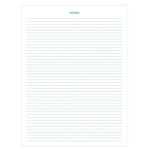 100% Recycled MonoBright Monthly/Weekly Planner, 11 x 8.5, Green/Gold Cover, 12-Month (July to June): 2025 to 2026
