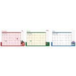 Seasonal Monthly Planner, Illustrated Seasons Artwork, 10 x 7, Light Blue Cover, 12-Month (Jan to Dec): 2025